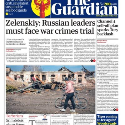 The Guardian - Zelensky: Russian leaders must face war crimes trial