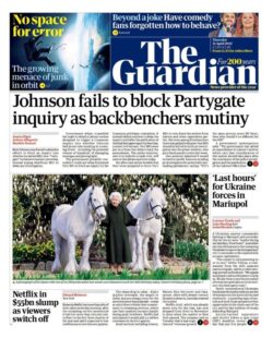 The Guardian – Johnson fails to block Partygate inquiry as backbenchers mutiny