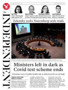 The Independent – Ministers left in the dark as Covid test scheme ends