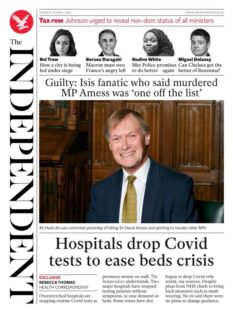 The Independent – Hospitals drop Covid tests to ease beds crisis