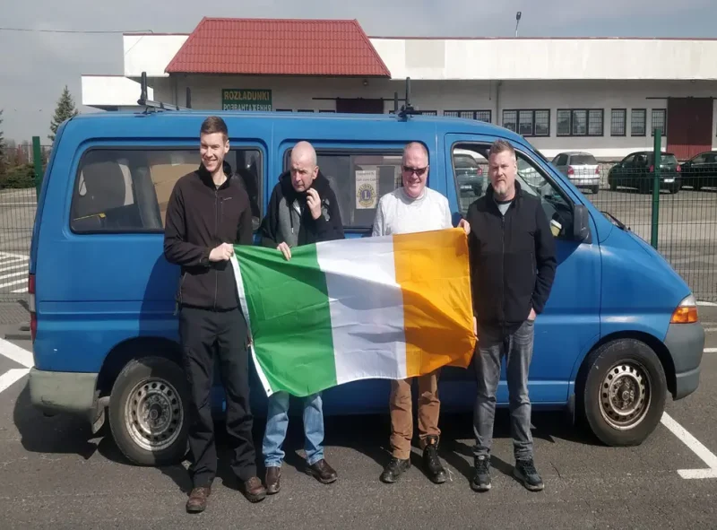 Irishman with terminal cancer travels to Ukraine to deliver aid