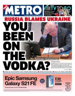 Metro – You been on the Vodka?