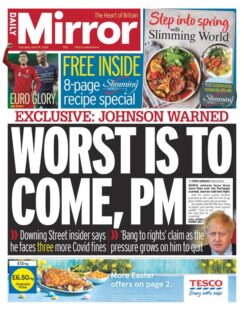 Daily Mirror – Worst is to come, PM