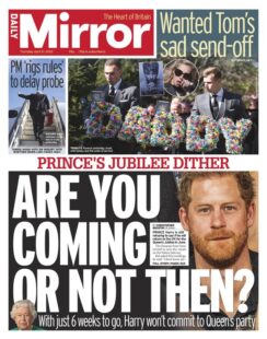Daily Mirror – Are you coming or not?