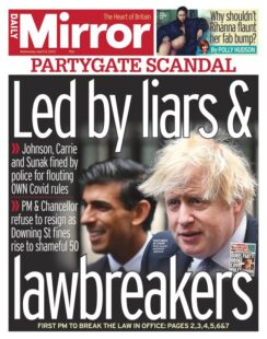 Daily Mirror – Led by liars and lawbreakers