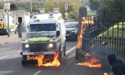 Five ‘terror’ arrests after Northern Ireland paramilitary march turns violent