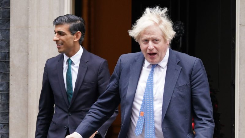 PM Boris Johnson and Rishi Sunak to be fined over lockdown parties