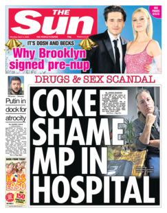 The Sun – Coke shame MP in hospital