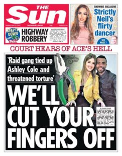 The Sun – We’ll cut your fingers off