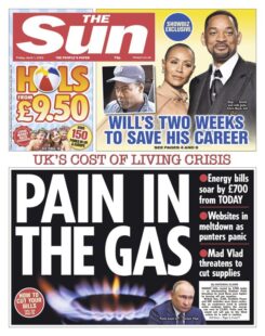 The Sun – Pain in the gas