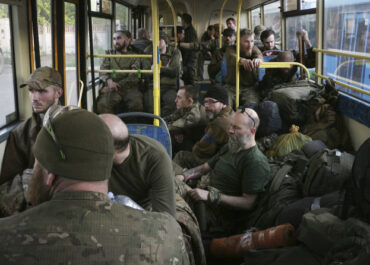 Concerns over Russian abuses - Captured Ukrainian soldiers being held in temporary jails.