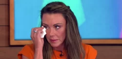 CHELLE’S PAIN Michelle Heaton breaks down in tears on Loose Women as she reads letter husband wrote calling her ‘untrustworthy’