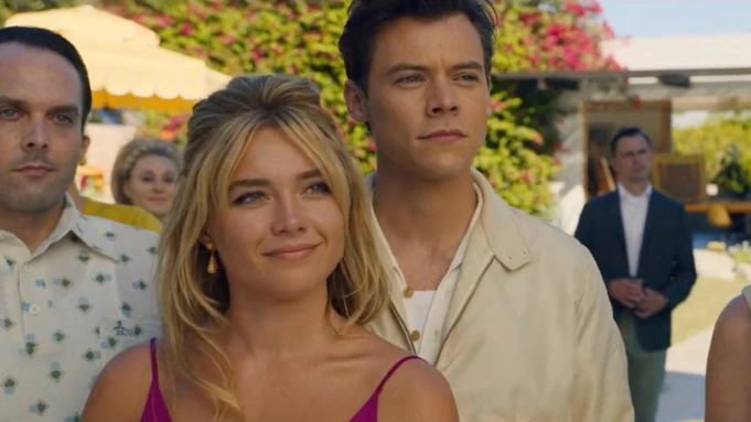 Harry Styles performs VERY racy sex act with on-screen wife Florence Pugh in explosive teaser for new film