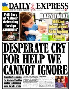 Daily Express – Desperate cry for help we cannot ignore