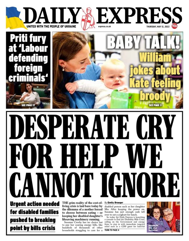 Daily Express - Desperate cry for help we cannot ignore