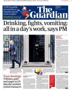 The Guardian – Drinking, fights, vomiting: All in a day’s work, says PM