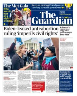 The Guardian – Biden: leaked anti-abortion ruling ‘imperils civil rights’