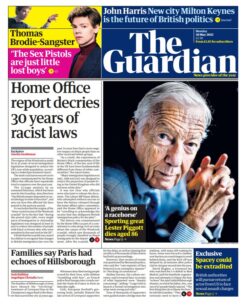 The Guardian – Home office report decries 30 years of racist laws