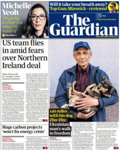 The Guardian – US team flies in amid fear over Northern Ireland deal