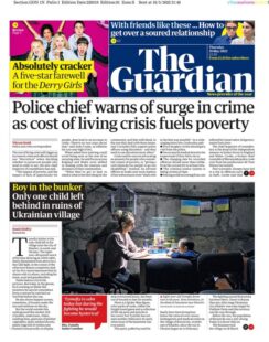 The Guardian – Police chief warns of surge in crime as cost of living crisis fuels poverty