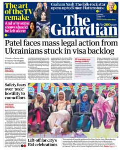 The Guardian – Patel faces mass legal action from Ukrainians stuck in visa backlog