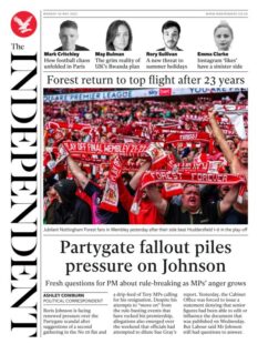 The Independent – Partygate fallout piles pressure on Johnson