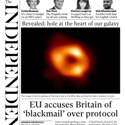 The Independent - EU accuses Britain of ‘blackmail’ over protocol