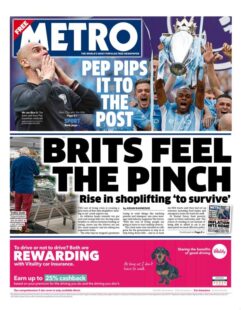Metro – Brits feel the pinch! Rise in shoplifting
