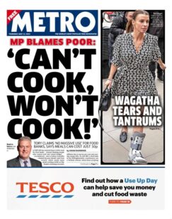 The Metro – MP blames poor: ‘can’t cook, won’t cook’