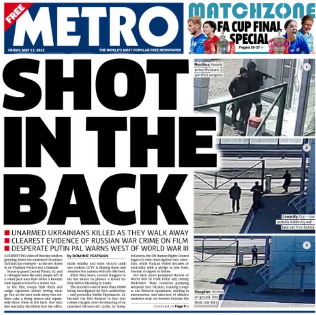 Metro - Shot in the back
