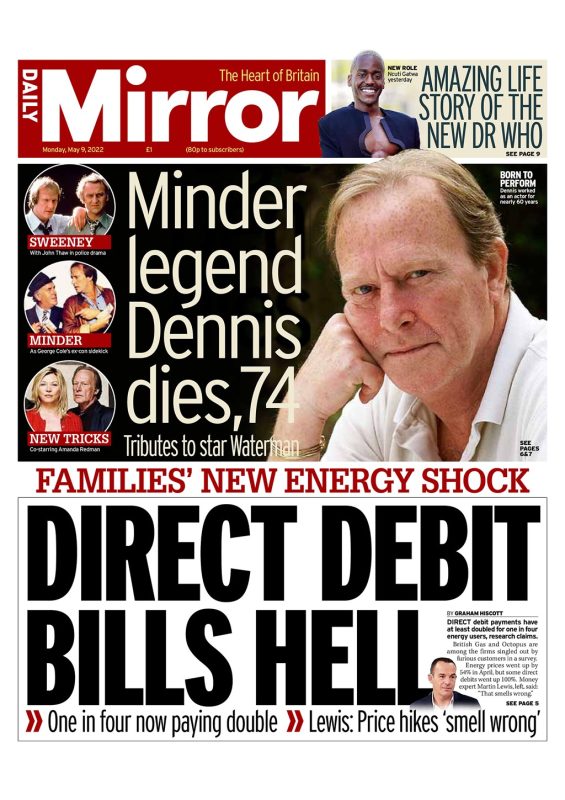 The Mirror - Direct debt bills hell
