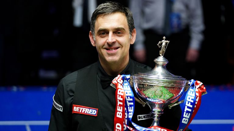 Ronnie O’Sullivan beats Judd Trump for record-equalling seventh Crucible title