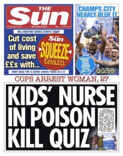 The Sun – Kids’ nurse in poison kill quiz