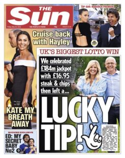 The Sun – UK’s biggest lotto win lucky tip!