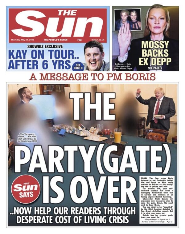 The Sun - The Party(gate) is over