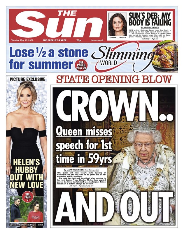 The Sun - State Opening Blow: Crown and Out