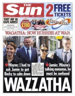 The Sun – Wagatha trial: now hubbies at war