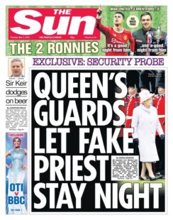 The Sun – Queen’s guards let fake priest stay the night