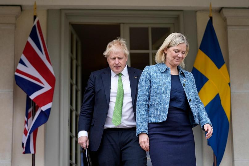 UK promises to defend Sweden, Finland, as PM Johnson signs security pledge