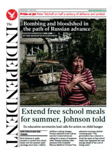 Independent – Extend free school meals for the rest of summer, Johnson told