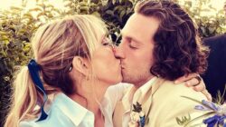Aaron Taylor-Johnson, 32, and wife Sam, 55, renew wedding vows after a decade
