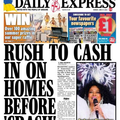 Daily Express - Rush to cash in on homes before crash