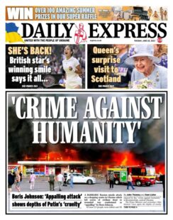 Daily Express – Crime against humanity