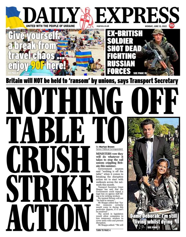 Daily Express - Nothing off table to crush strike action