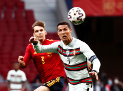 Spain and Portugal draw for fifth time in a row 1-1