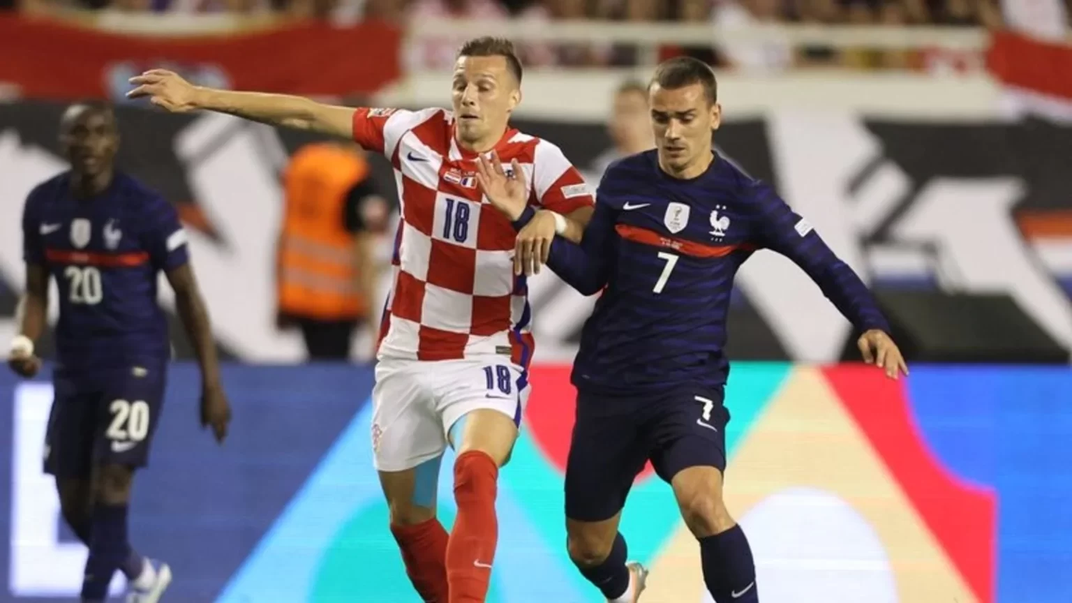 France held by Croatia in Nations League 