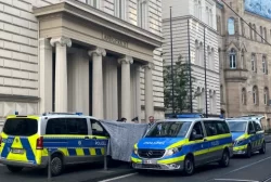Man arrested after severed head left outside court building in Germany