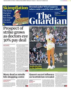 The Guardian – Prospect of strike grows as doctors eye 30% pay deal