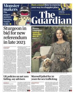 The Guardian – Sturgeon in bid for new referendum in late 2023