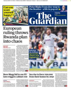 The Guardian – European ruling throws Rwanda plan into chaos